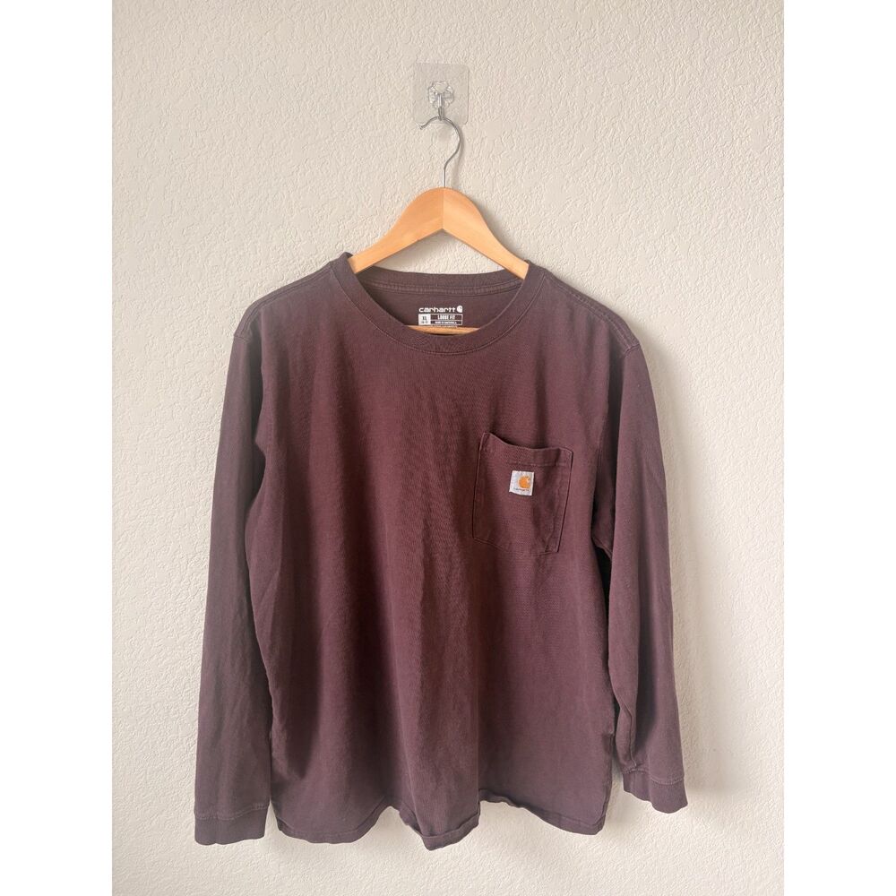 Carhartt Loose Fit Long Sleeve Cotton Pocket Shirt, XL